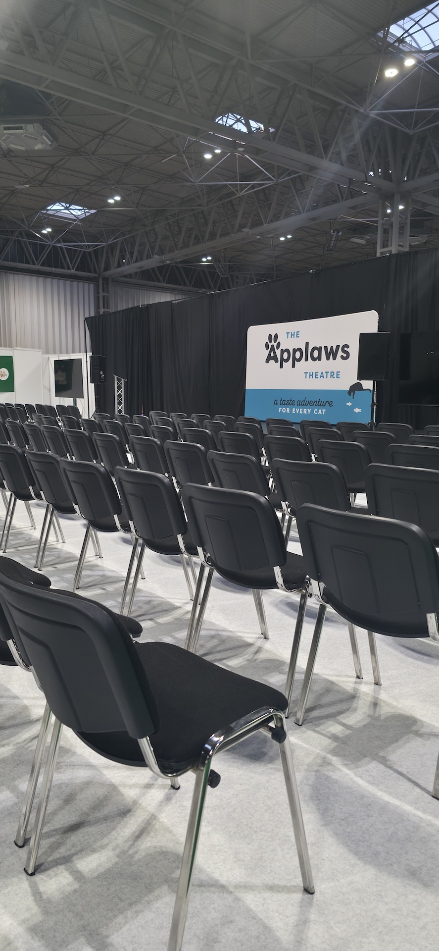 Finished show floor