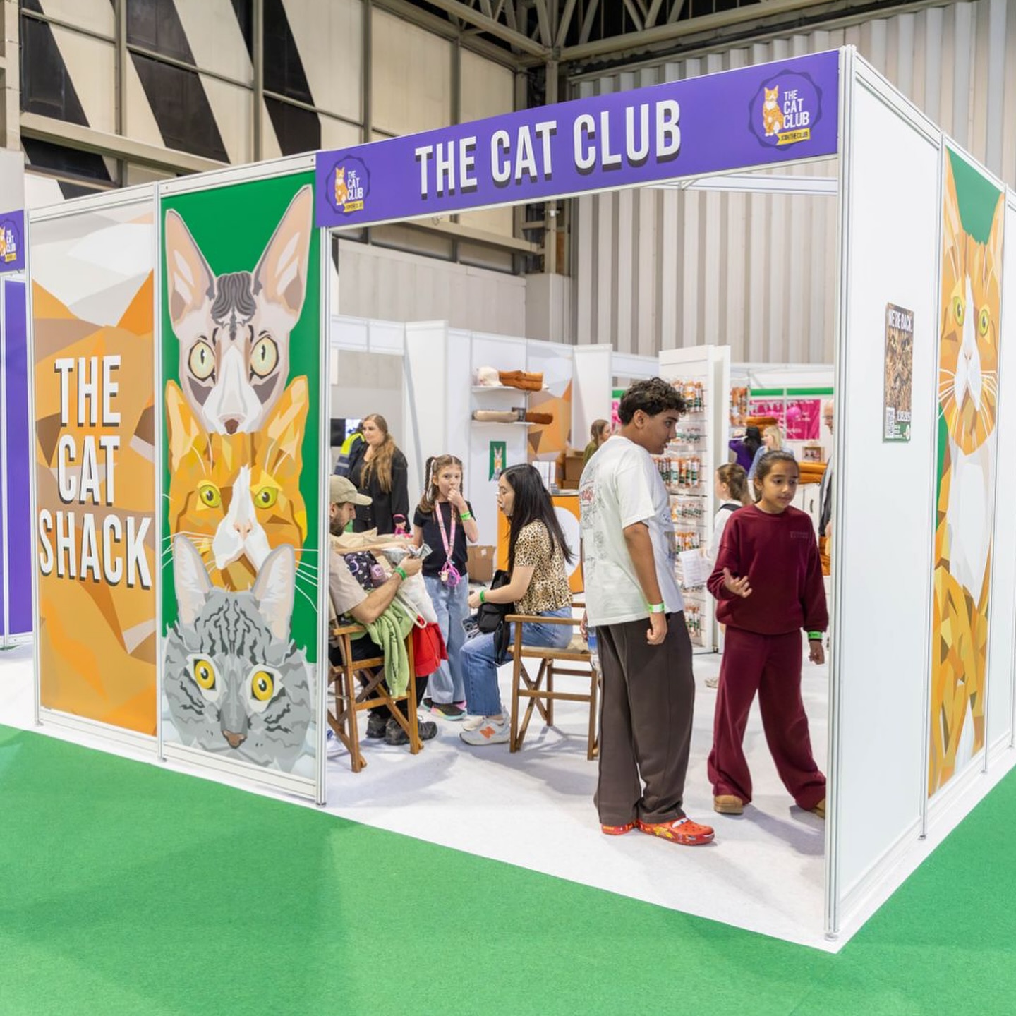 Cat Show Live 2025 — exhibition stand build at the NEC Birmingham